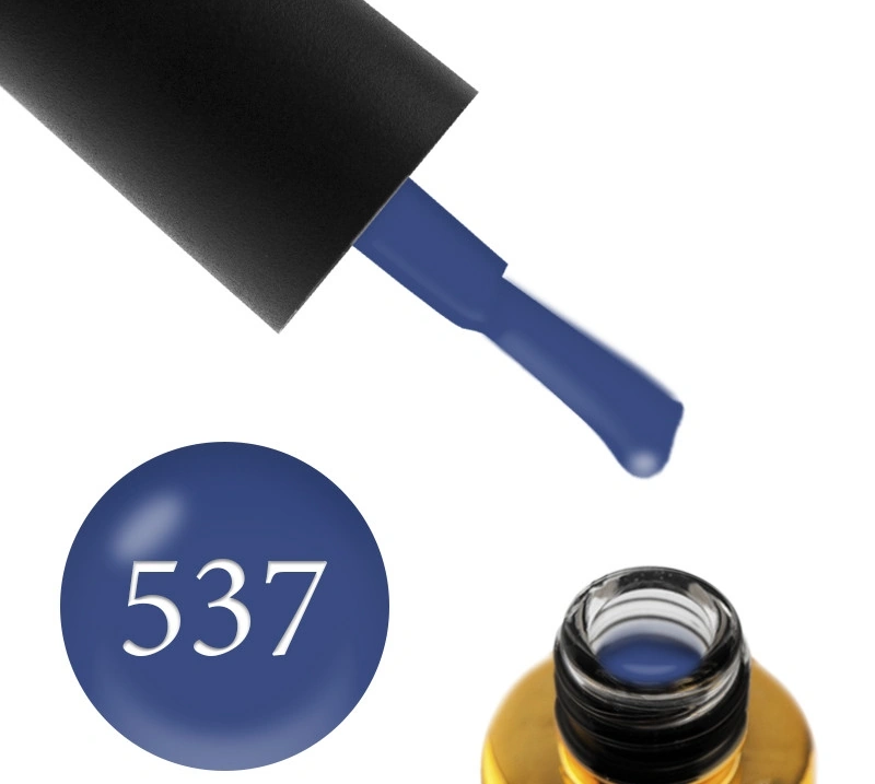 Гель-лак Уран FOX Gel Polish Galaxy 537 Uranus космічний синій, емаль 6 мл