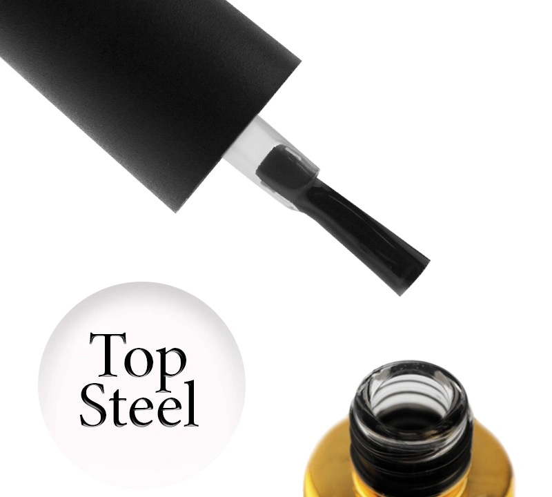 Верхнє покриття для гель-лаку без липкого шару FOX Top Steel 12 мл