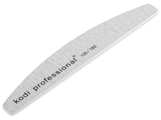 Пилка для штучних та натуральних нігтів Kodi Nail File Half Grey 100/180 грит