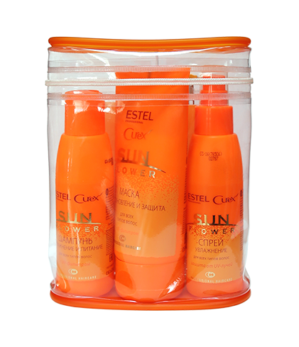 Косметичний дорожній набір Estel Professional Curex Sunflower Set