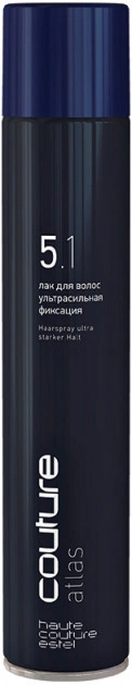 Лак для волосся Estel Professional Haute Couture Atlas Hair Fixation Spray ультрасильна фіксація 400 мл