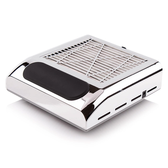 Витяжка для манікюру з фільтром НЕРА SIMEI Nail Dust Collector 858-8 80W Silver срібло