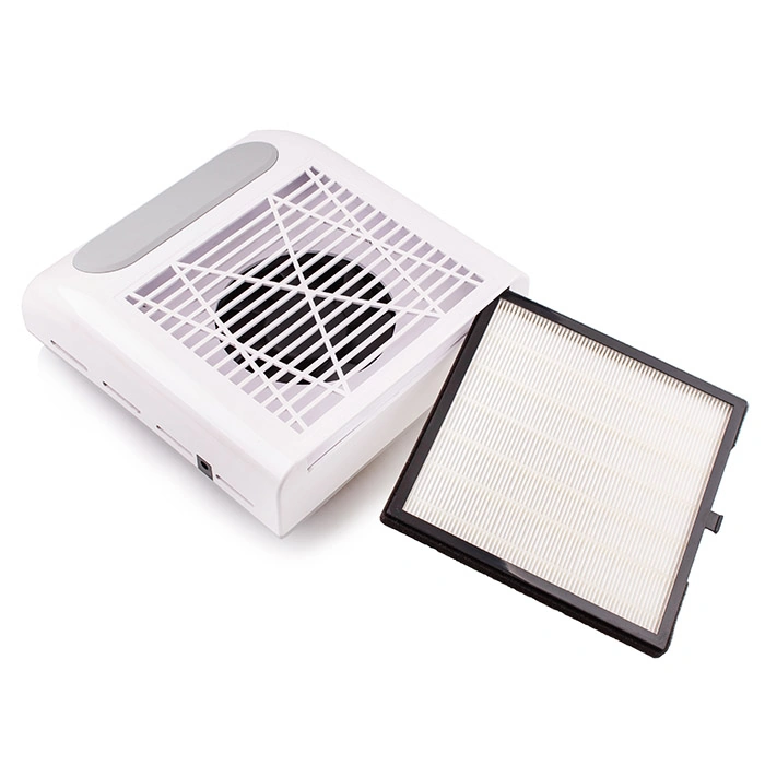 Витяжка для манікюру з фільтром НЕРА SIMEI Nail Dust Collector 858-8 біла 80W