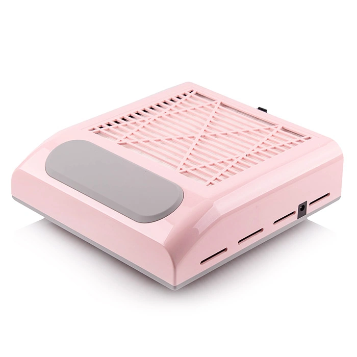 Витяжка для манікюру з фільтром НЕРА SIMEI Nail Dust Collector 858-8 80W Pink рожева