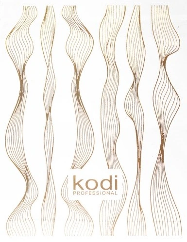 Гнучкі нитки для нігтів Kodi Flexible Nails Threads Gold золото