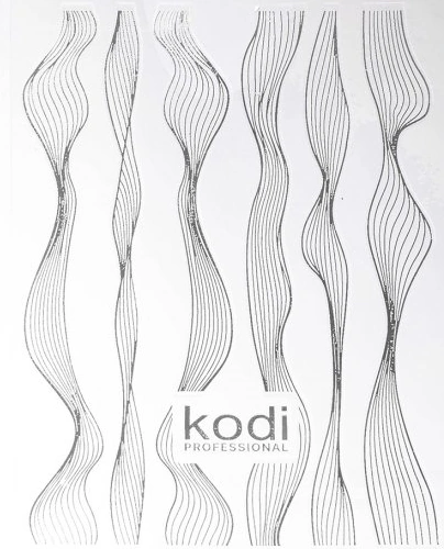 Гнучкі нитки для нігтів Kodi Flexible Nails Threads Silver срібло