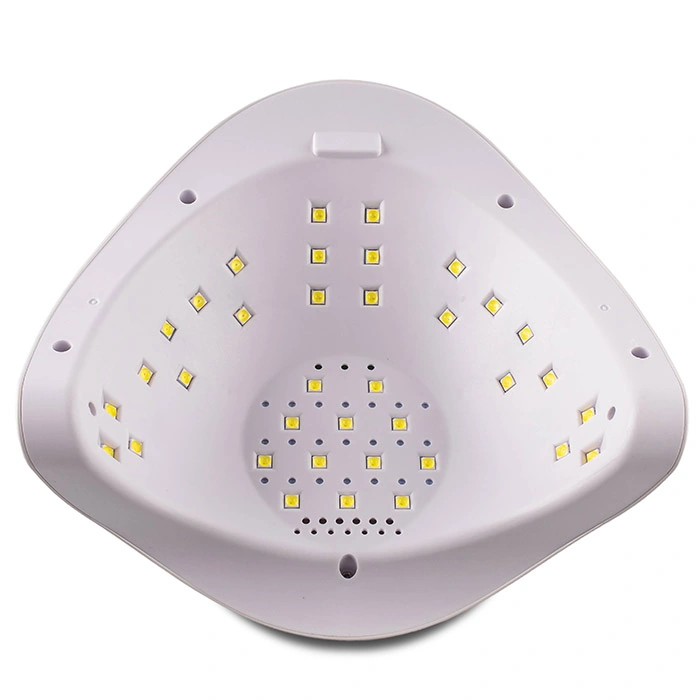 UV/LED лампа для гелю та гель-лаку SUNUV LED+UV STAR 2 GOLD біла із золотою ручкою 72W