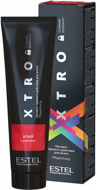 Пігмент прямої дії для волосся Estel Professional Xtro Black Pigment Scarlet червоний 100 мл