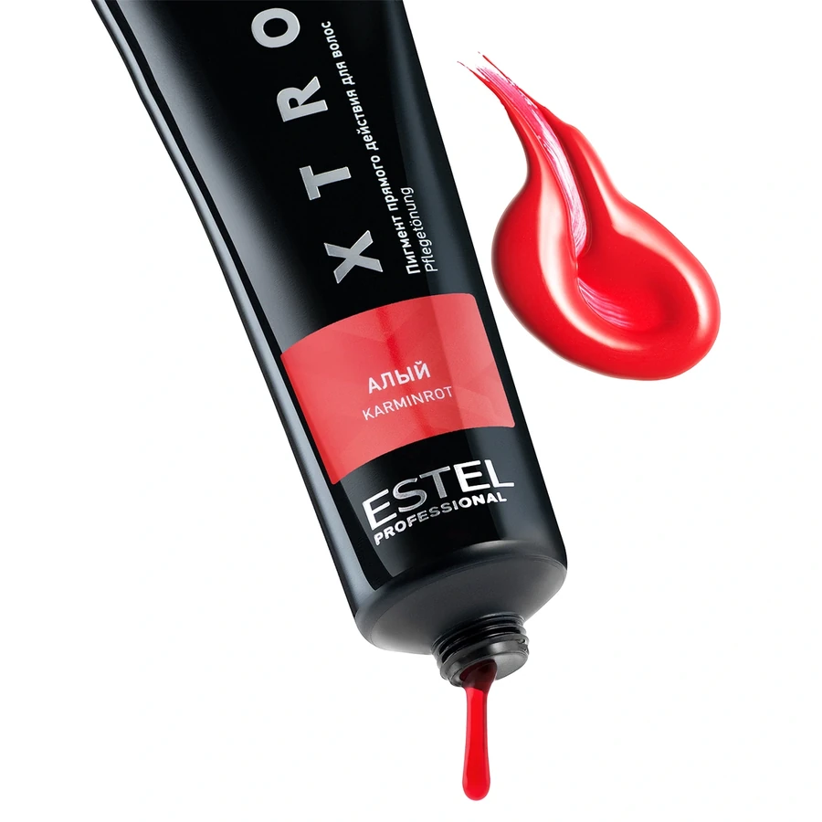Пігмент прямої дії для волосся Estel Professional Xtro Black Pigment Scarlet червоний 100 мл