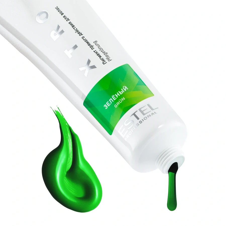 Пігмент прямої дії для волосся Estel Professional Xtro White Pigment Green зелений 100 мл