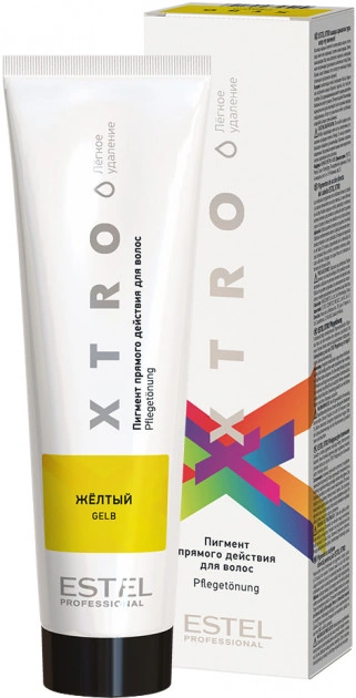 Пігмент прямої дії для волосся Estel Professional Xtro White Pigment Yellow жовтий 100 мл