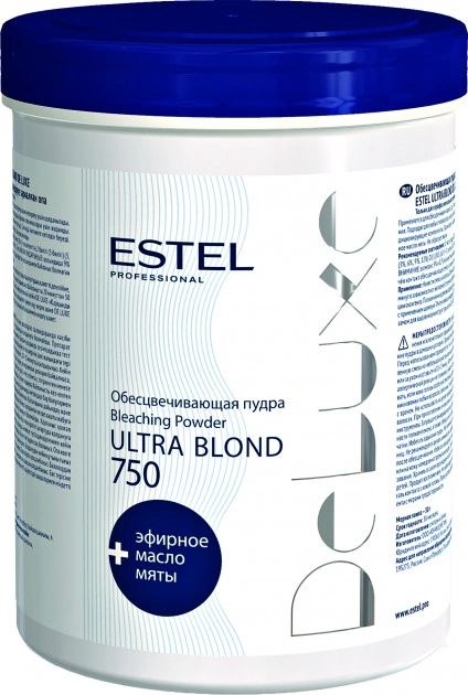 Пудра для знебарвлення волосся Estel Professional De Luxe Ultra Blond Powder 750 г