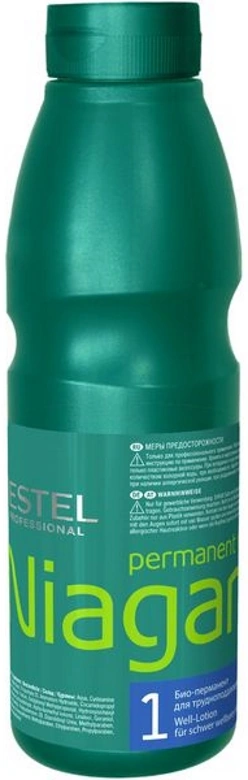 Біо-перманент Estel Professional Niagara Bio Permanent №1 для волосся, що важко піддається 500 мл