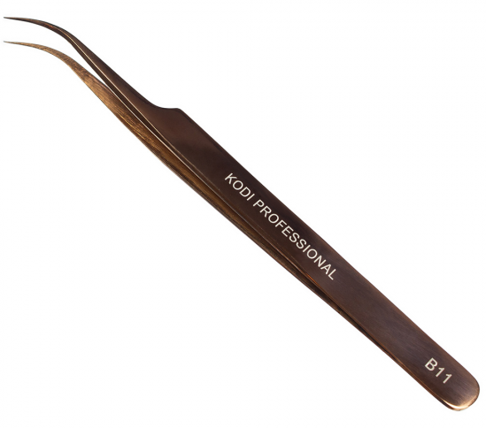 Пінцет для нарощування вій Kodi Eyelash Extension Tweezers В11