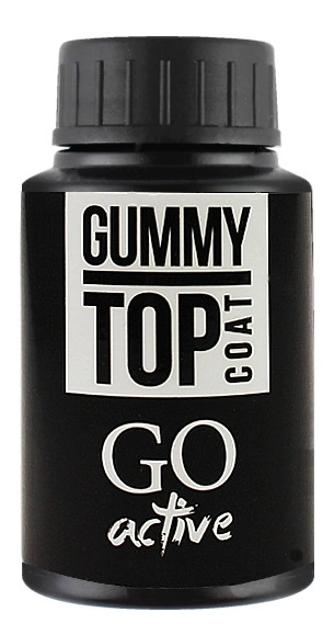 Каучуковий закріплювач гель-лаку GO Active Gummy Top Coat 30 мл