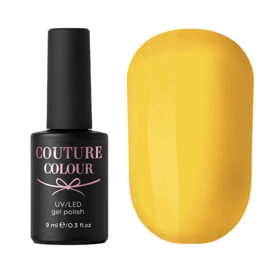Гель-лак Couture Colour Gel Polish №133 яєчно-жовтий, емаль 9 мл