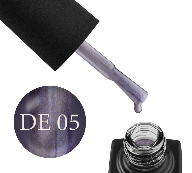 Магнітний гель-лак GO Active Active Gel Polish Dragon Eye 05 лилово-синій шиммер із сріблястим відблиском 10 мл