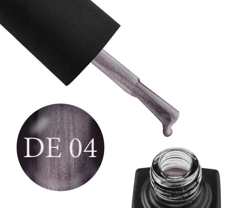 Магнітний гель-лак GO Active Active Gel Polish Dragon Eye 04 коричневий графіт з попелястим відблиском 10 мл