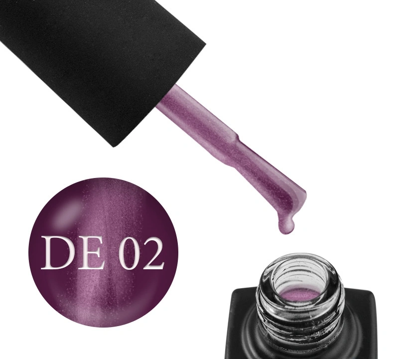Магнітний гель-лак GO Active Active Gel Polish Dragon Eye 02 сливовий з бузково-рожевим відблиском 10 мл