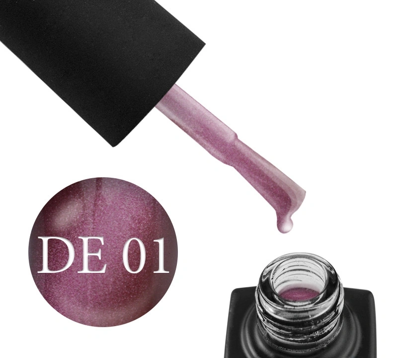 Магнітний гель-лак GO Active Active Gel Polish Dragon Eye 01 шоколадне бордо з рожевим відблиском 10 мл