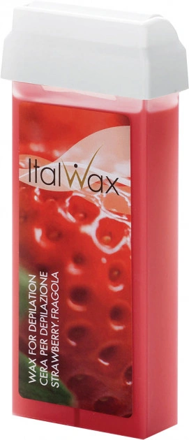 Віск для депіляції в картриджі Полуниця ItalWax Flex Wax Strawberry 100 мл