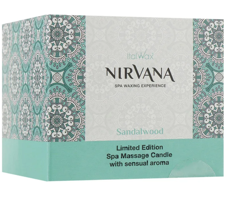 Ароматична масажна свічка Сандалове дерево ItalWax Nirvana Sandalwood Spa Massage Candle 50 мл