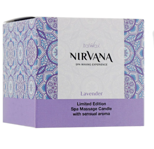 Ароматична масажна свічка Лаванда ItalWax Nirvana Lavender Spa Massage Candle 50 мл