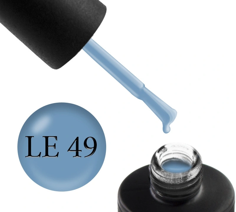 Гель-лак Couture Colour Gel-Polish Limited Edition 49 насичений блакитний, емаль 9 мл