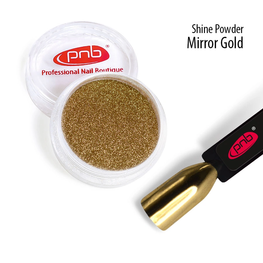 Втирання-блиск Дзеркальне золото PNB Shine Powder Mirror Gold 0,5 г