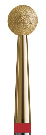 Фреза алмазна з цирконієвим напиленням Kodi Diamond Nozzle №4 v104.001.514.025_z червона, м`який абразив 2.5 мм