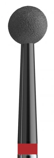 Фреза алмазна куля з карбоновим напиленням Kodi Diamond Nozzle №10 v104.001.514.033_d червона, м`який абразив 3.3 мм