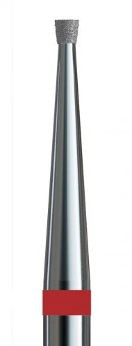 Фреза алмазна зворотний конус зрізаний Kodi Diamond Nozzle №41 V104.010.514.010 червона, м`який абразив 1.0 мм