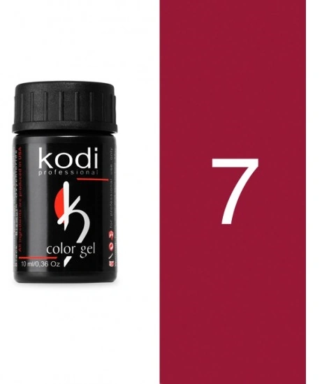 Кольоровий біогель із липким шаром Kodi Color Gel 10 мл №7