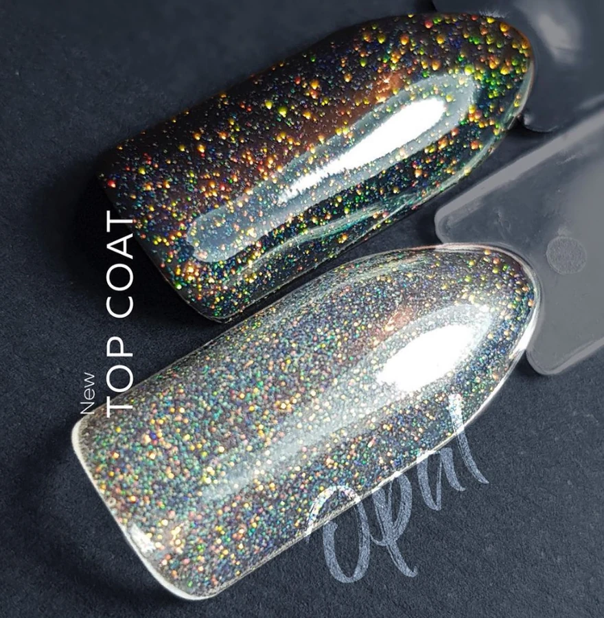 Гель-лак FOX Gel Polish Opal 001 напівпрозорий молочний, з пудрою опала 6 мл