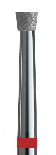 Фреза алмазна зворотний конус зрізаний Kodi Diamond Nozzle №49 V104.010.514.023 червона, м`який абразив 2.3 мм
