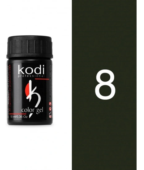 Кольоровий біогель із липким шаром Kodi Color Gel 10 мл №8