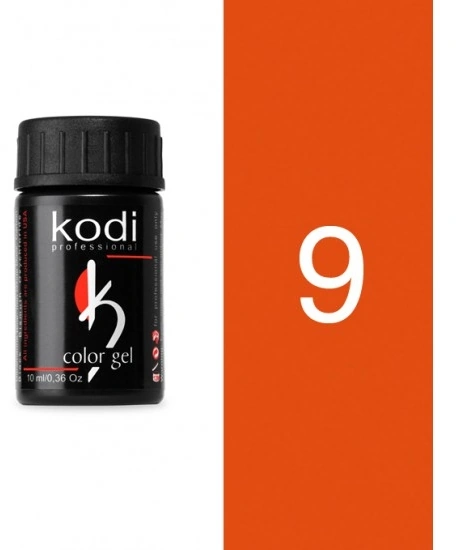 Кольоровий біогель із липким шаром Kodi Color Gel 10 мл №9