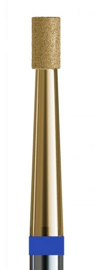 Фреза алмазна циліндр з цирконієвим напиленням Kodi Diamond Nozzle №60 v104.108.524.018_z синя, середній абразив 1.8 мм