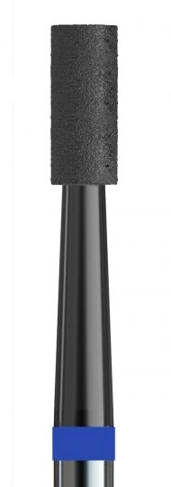 Фреза алмазна циліндр з карбоновим напиленням Kodi Diamond Nozzle №66 v104.110.524.025_d синя, середній абразив 2.5 мм