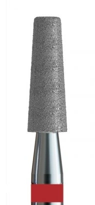 Фреза алмазна конус зрізаний Kodi Diamond Nozzle №97 v104.172.514.025 червона, м`який абразив 2.5 мм