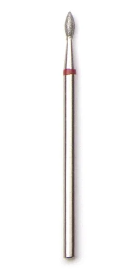 Фреза алмазна полум`я маленьке Kodi Diamond Nozzle Flame Small №125 V104.243.514.014 червона, м`який абразив. 1.4 мм