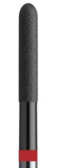Фреза алмазна пуля з карбоновим напиленням Kodi Diamond Nozzle №170 v104.291.514.023_d червона, м`який абразив 2.3 мм