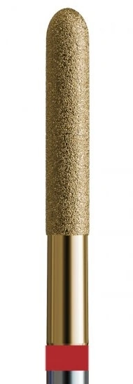Фреза алмазна пуля з цирконієвим напиленням Kodi Diamond Nozzle №172 v104.291.514.023_z червона, м`який абразив 2.3 мм