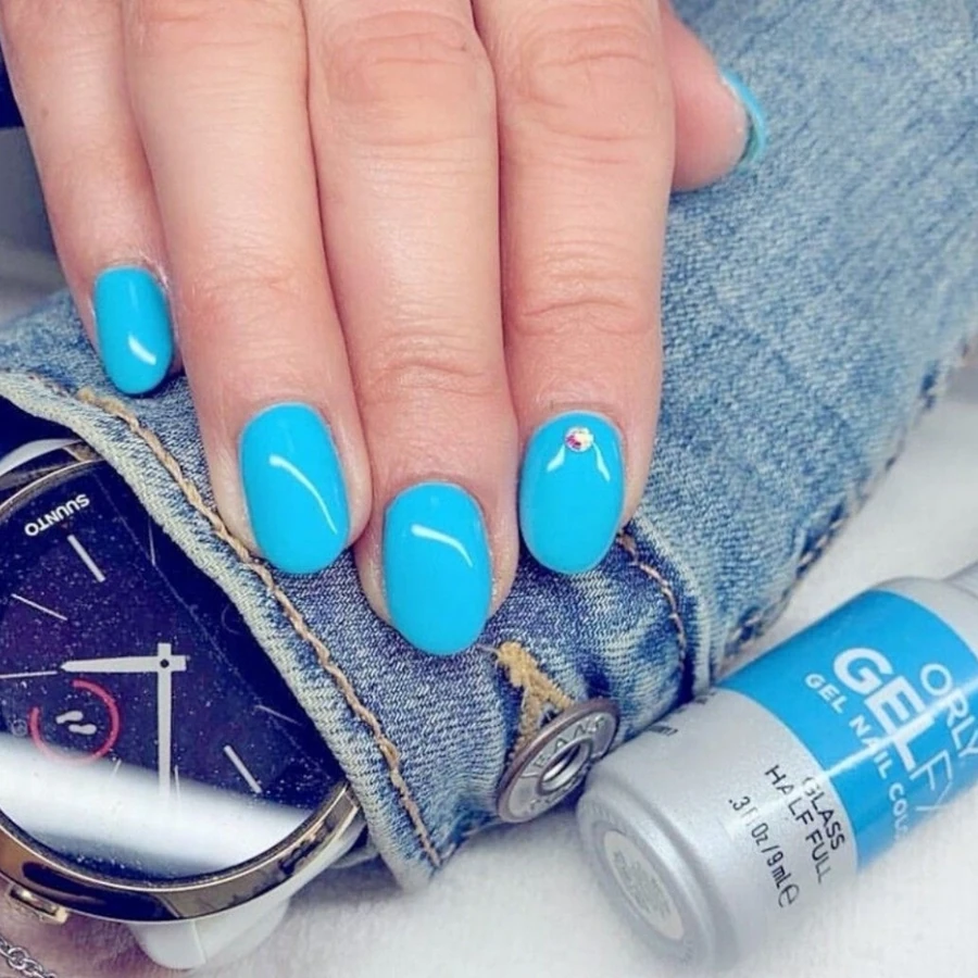 Гель-лак ORLY Gel FX Glass Half Full небесно-блакитний, емаль 9 мл