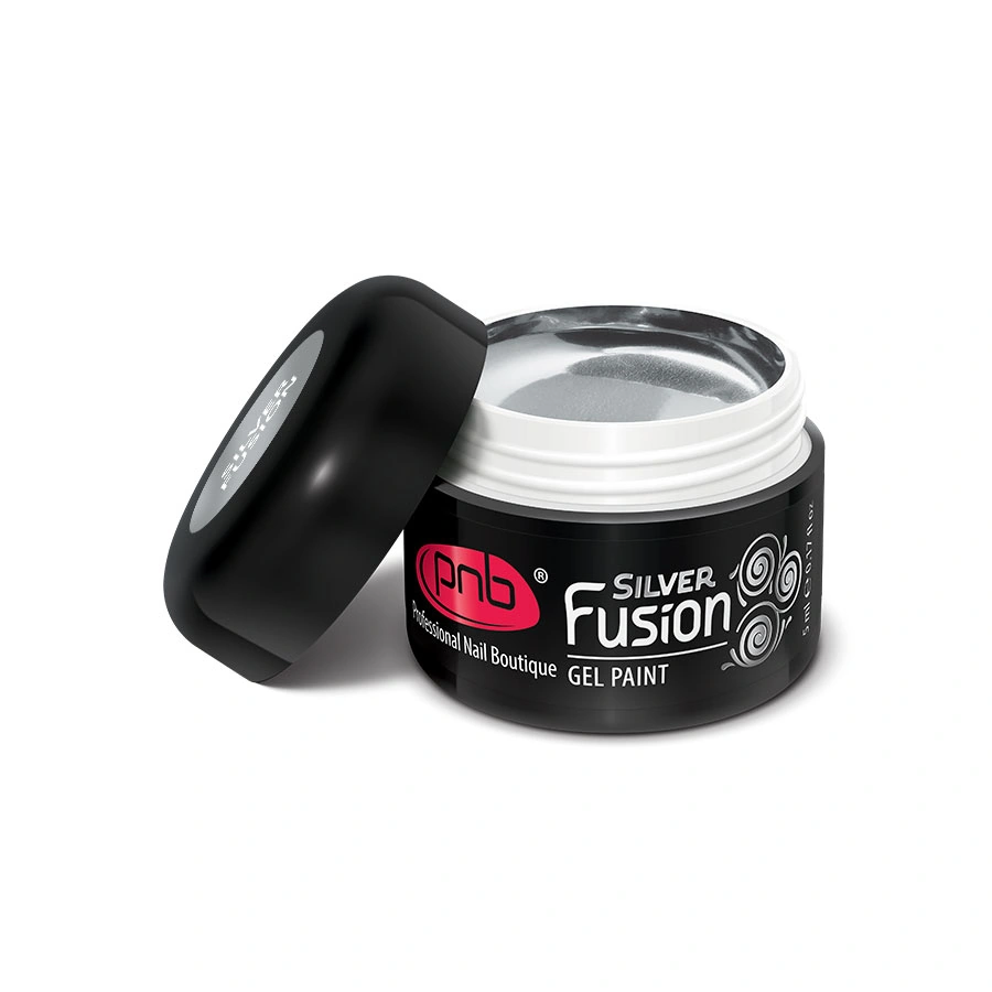 Гель-фарба для лиття PNB UV/LED Gel Paint Silver Fusion срібло 5 мл