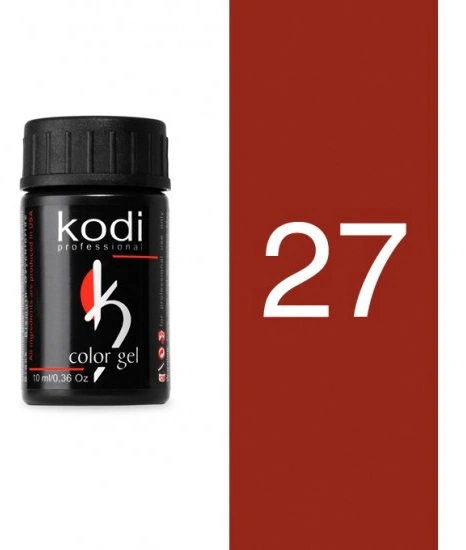 Kodi Color Gel 10 мл №27
