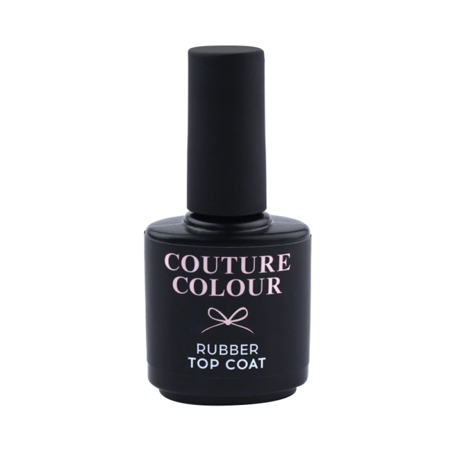 Прозорий каучуковий топ для гель-лаку Couture Colour Rubber Top Coat 15 мл