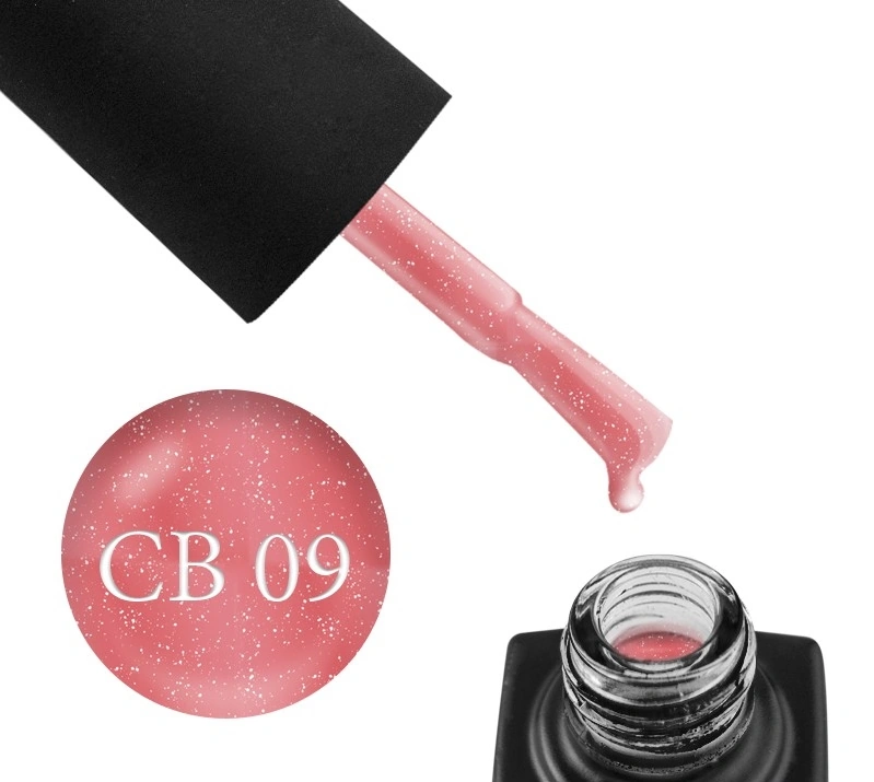 База камуфлююча Couture Colour Cover Rubber Base Coat 09 суха троянда з шиммером 9 мл