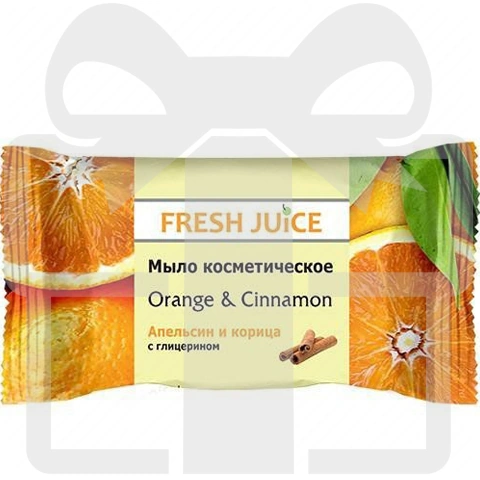 Fresh Juice Подарунок! Cosmetic Soap Orange & Cinnamon 75г