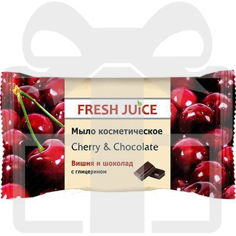 Fresh Juice Подарунок! Cosmetic Soap Cherry та Chocolate 75 гр